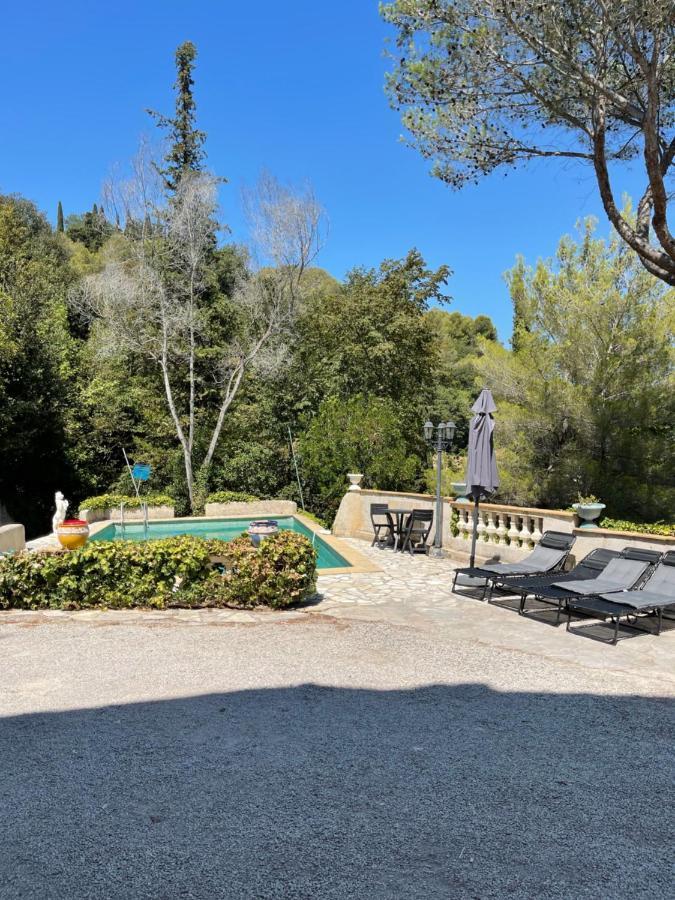 Studio En Bas De Villa Avec Piscine Proche Bord De Mer Cagnes-sur-Mer Exterior photo